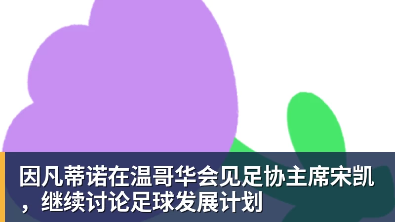 因凡蒂诺在温哥华会见足协主席宋凯，继续讨论足球发展计划