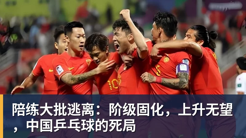陪练大批逃离：阶级固化，上升无望，中国乒乓球的死局