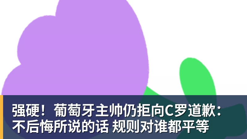 强硬！葡萄牙主帅仍拒向C罗道歉：不后悔所说的话 规则对谁都平等